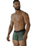 Xtremen 91251 Microfiber Mesh Boxer Briefs Color Military Green