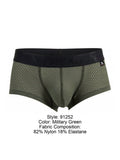 Xtremen 91252 Microfiber Mesh Trunks Color Military Green