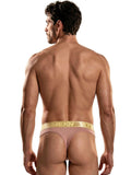 Xtremen 91253 Mens Underwear Microfiber Thongs Sleek and Supportive Color Khaki