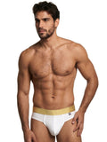 Xtremen 91253 Mens Underwear Microfiber Thongs Sleek and Supportive Color White