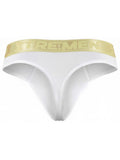 Xtremen 91253 Mens Underwear Microfiber Thongs Sleek and Supportive Color White