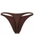 Xtremen 91254 Mens Underwear Sleek Microfiber Thongs Color Chocolate