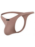 Xtremen 91254 Mens Underwear Sleek Microfiber Thongs Color Khaki