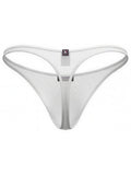 Xtremen 91254 Mens Underwear Sleek Microfiber Thongs Color White