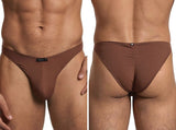 Xtremen 91255 Mens Underwear Sleek Microfiber Bikini Color Chocolate