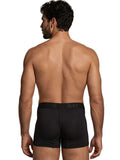 Xtremen 91256 Men's Underwear Sleek Microfiber Boxer Briefs Color Black