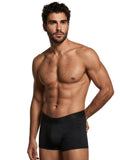 Xtremen 91256 Men's Underwear Sleek Microfiber Boxer Briefs Color Black