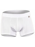 Xtremen 91256 Men's Underwear Sleek Microfiber Boxer Briefs Color White