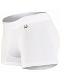 Xtremen 91256 Men's Underwear Sleek Microfiber Boxer Briefs Color White