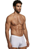 Xtremen 91256 Men's Underwear Sleek Microfiber Boxer Briefs Color White