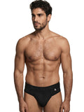 Xtremen Men's Underwear 91257 Sleek Microfiber Comfort Thongs Color Black