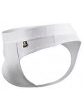 Xtremen Men's Underwear 91257 Sleek Microfiber Comfort Thongs Color White