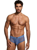 Xtremen 91263 Men's Underwear Microfiber Mesh Briefs Color Blue