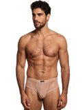 Xtremen 91263 Mens Underwear Microfiber Mesh Briefs Color Brown