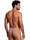 Xtremen 91263 Mens Underwear Microfiber Mesh Briefs Color Brown