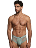 Xtremen 91263 Men's Underwear Microfiber Mesh Briefs Color Green