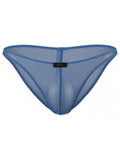 Xtremen 91264 Mens Underwear Microfiber Mesh Bikini Color Blue