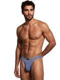 Xtremen 91264 Mens Underwear Microfiber Mesh Bikini Color Blue
