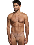 Xtremen 91264 Mens Underwear Microfiber Mesh Bikini Color Brown