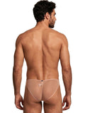 Xtremen 91264 Mens Underwear Microfiber Mesh Bikini Color Brown