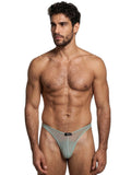 Xtremen Men's Underwear 91264 Microfiber Mesh Bikini Color Green