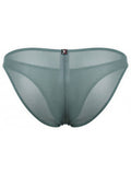 Xtremen 91264 Mens Underwear Microfiber Mesh Bikini Color Green