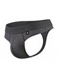 Xtremen 91268 Microfiber Mesh Thongs Color Gray