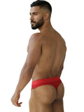 Xtremen 91268 Microfiber Mesh Thongs Color Red