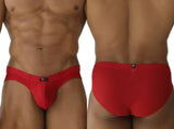 Xtremen 91270 Microfiber Mesh Briefs Color Red