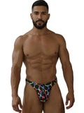 Xtremen 91284 Printed Microfiber Thongs Color Mushroom