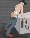 Cowboy Spank – 8x10 Giclée Print