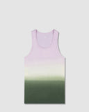 Dip Dye Relaxed Tank Lilac Green