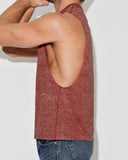 Hand Me Down Muscle Tank Persimmon Red