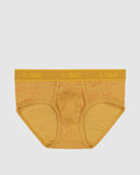 Hand Me Down Mid Rise Brief Mustard Yellow