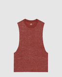 Hand Me Down Muscle Tank Persimmon Red