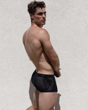 Rough Knit Trunk Black