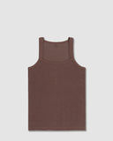 Rough Knit Tank Dutch Cocoa