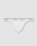 Throwback Y-Back Thong White