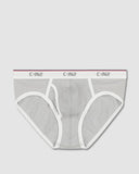 Throwback Fly Front Brief Stone