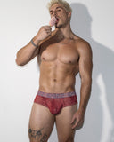 Undertone Mid Rise Brief Poppy Red