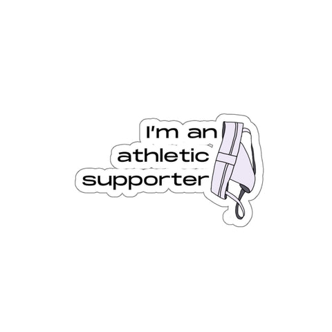 Athletic Supporter Die-Cut Stickers