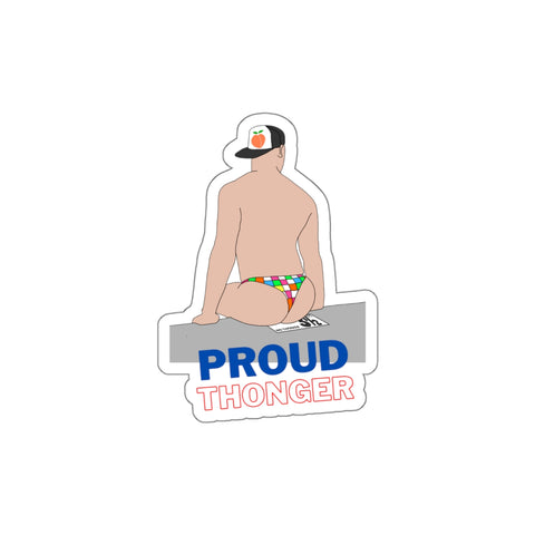 Proud Thonger 2.0 Die-Cut Stickers