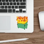 Dumpster Fire Die-Cut Stickers