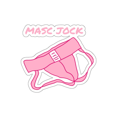 Masc Jock Die-Cut Stickers
