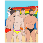 Pride Beach Party -Print