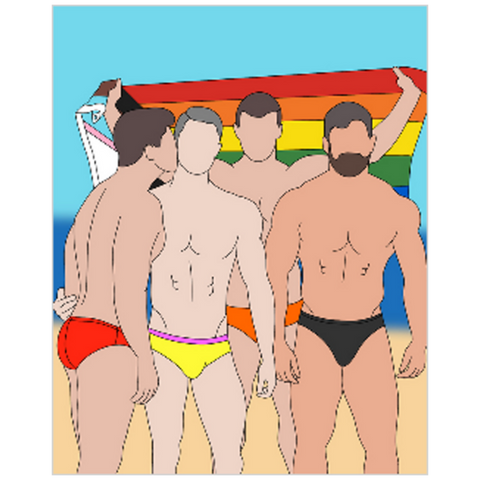 Pride Beach Party -Print